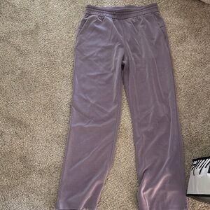 lululemon softstreme purple straight leg pants